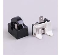 2PCS QP2-4.7 PTC Starter Relay 1 Pin Refrigerator Starter Relay And 6750C-0005P Refrigerator Overload Protector