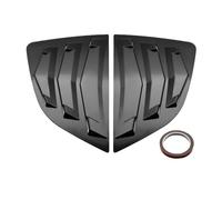 2PCS Quarter Window Louvers Rear Spoiler Panel Compatible For Honda FIT GK5 Jazz 2014-2018 Decorative Bonnet Vent Stickers Car Accessories(Matte black)