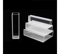 2pcs Quartz Cuvettes for Reliable Infrared Spectroscopy Results in For Laboratory Settings (10mm)