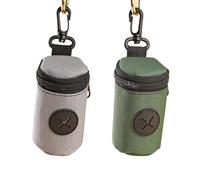 2PCS Quick-Access Dog Poo Bag Holder Dispenser, Hands-Free Dog Waste Carrier with Clip, Lightweight Portable for Owners Walkers