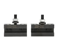 2Pcs Quick Changing Boring Tool, High Carbon Steel CNC Tool Holder Fixture 250-101, Dovetail Mount for Fast Tool Change with High Rigidity and Precision