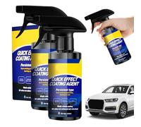 2PCS Quick Effect Coating Agent, Advanced Automotive Quick-Acting Coating Agent Spray, Scratch Remover Kit for Cars,Multi-Functional Car Polish Renewal Agent, All Cars & Surfaces