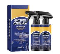 2Pcs Quick Effect Coating Agent, Advanced Car Quick-Acting Coating Agent Spray, Multi-Functional Coating Renewal Agent for Cars, Advanced Ceramic Sprays Coatings, Car Coating Spray
