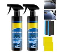 2PCS Quick Effect Coating Agent for Cars, 3 in 1 Multi-functional Car Coating Spray, 2025 New Car Ceramic Coating Spray, Car Polish Renewal Agent, Long-Lasting Shine and High Protection Car Wax