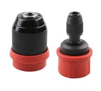 2PCS Quick Release Electric Drill Chuck for 6.35mm Hex Shank Bits Enables Bit Changes on Brushless Rechargeable and Corded Power Drills (a)