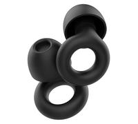 2Pcs Quiet Ear Plug,Black Ear Loops Sleep Earplugs Quiet Noise Cancellation Experience Snooze Therapy Earbuds Plugs for Sleeping Side Sleepers Snoring,Comfort Reusable for Deep Focus Noise Sensitivity
