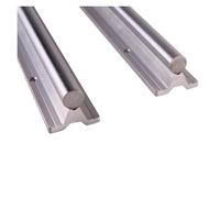 2PCS R20 linear guide rails, 20mm thick, 300-500mm long, fully support shafts.(400mm)