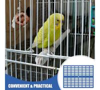 2pcs Rabbit Cage Mats Foot Pads for Small Animals Easy-clean Soft Resting Mats for Rabbit Pen Flooring Comfortable Non-wear Bedding Substrate Pads in Blue