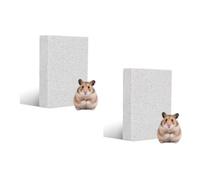 2pcs Rabbit Grinding Claw Pad for Hamsters and Rabbits, Volcanic Rock | Natural Grooming Surface, Safe Claw Care, Furniture Protection, Cage Accessories for Gerbil and Foot Comfort