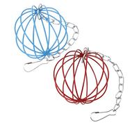 2pcs Rabbits Hay Feeder | Rabbits Hay Ball | Hanging Feeder for Treats and Chewing Metal Guinea Pig | Grass Ball for Hamsters Guinea Pig Small Animal Pet
