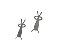 2Pcs Rabbits Shape Guides Create Bear Patterns Cats Eye Gel Polish Nails Styling Professional Manicure Tool Tool for Gel Polish Design