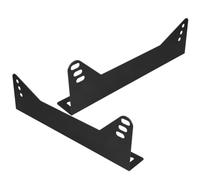 2pcs Racing Seat Mounting Brackets for Cars Adjustable Iron Black