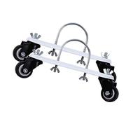 2Pcs Radiator Electric Heater Mobile Bracket 360 Degree Directional Wheel Stand Universals Wheel Base Bracket Enduring Carbon Steel Casters