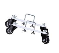 2Pcs Radiator Electric Heater Mobile Bracket 360 Degree Directional Wheel Stand Universals Wheel Base Bracket Enduring Carbon Steel Casters