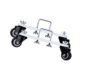 2Pcs Radiator Electric Heater Mobile Bracket 360 Degree Directional Wheel Stand Universals Wheel Base Bracket Enduring Carbon Steel Casters