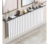 2pcs Radiator Shelf Kits with Hooks for Clothes Drying and Storage, Space Saving Design to Keep Items Off the Floor and Improve Air Circulation (White)