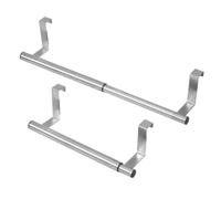 2Pcs Radiator Towel Rails, Over Radiator Towel Rail Hanger Set, Space-Saving Towel Storage Solution for Small Bathrooms and Compact Kitchens,Extendable Towel Rail 40.4 cm,can Space Saving Organisation