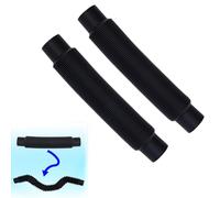 2pcs Rain Barrel Hose Connector, 1.25" D Stretchable Downspout Diverter Adapter Link 2 Rain Water Barrels for Outdoor Garden Home Use Storage More Rainwater