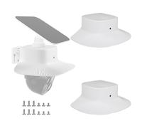 2PCS Rain Cover Compatible with Eufy Security SoloCam S340, Security Camera Protection Cover Weatherproof Sun Shade Rain Shield, Protective Weather Shield for Outdoor Use Easy to Install, White