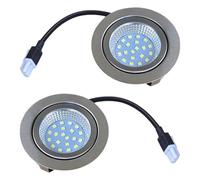 2PCS Range Hood Light Bulbs 3W 220V Warm White Recessed LED Lights for 60mm/2.35in Range Hood Under Cabinet Closet LED Cabinet Lights Stove Light Bulbs Bulb Replacement