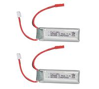 2PCS RC Airplane Lithium Battery 7.4v 600mah High Capacity Long Lasting Power Supply for XK A280 RC Aircraft Original Replacement Batteries