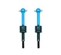 2PCS RC Car Metal Universal Drive Shaft CVD 53792 For Tamiya TT-01 TT01 TT-02 TT02 TA04 1/10 RC Car Upgrade Parts(Blu)