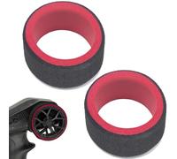 2Pcs RC Car Models Transmitter Steering Wheel Foam Grip Hand Wheel Sponge | Fits for Deadbolt JLU C10 Bronco Gladiator Axial 1/24 RC Crawler, Plastic Assembled Portal Axle Replacement for AXI31609