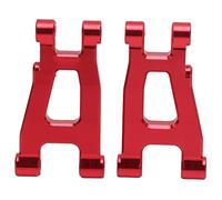 2Pcs RC Car Swing Arm for SG1603/SG1604/UD1601/UD16024, Aluminum Alloy Rear Swing Arm, High Strength Metal Upgrade Parts, Reduce Bumps and Vibration for 1/16 RC Car, Lightweight (Red)