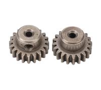 2Pcs RC Motor Gear Set M0.6 20T Steel Pinion Motor Gears Easy to Install for 1/12 1/16 Remote Control Car