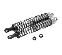 2Pcs RC Shock Absorber Kit 144mm Oil Filled Adjustable Shock Absorber Damper for HSP HPI AXIAL 1/8 RC Car Off Road Upgrades (silver)