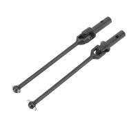 2PCS RC Transverse Universal Joint Drive Shaft Durable Construction Precise Engineering Fit Reliable Replacement Part Steel RC Car Drive Shaft Accuracy Transmission for ZD Racing 1/8 RC Cars for Re...