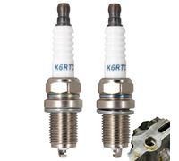 2PCS RC12YC Spark Plug Compatible with Briggs & Stratton 491055 491055S 491055T 72347GS 72347 80 Replacement Durable Copper Core for Briggs & Stratton BS-OHV Spark Plugs White