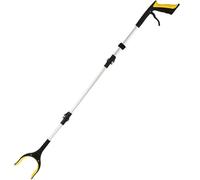 2pcs Reacher Grabber Tool, 43" Extra Long Grabbers for Elderly, Lightweight Handy Trash Claw with Magnets for Tall Users(Yellow)