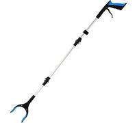2pcs Reacher Grabber Tool, 43" Extra Long Grabbers for Elderly, Lightweight Handy Trash Claw with Magnets for Tall Users(Blue)