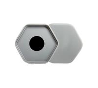 2Pcs Reaction Training Light Chassis Practical for Boxing Basketball Fencing Gray, 9x10cm