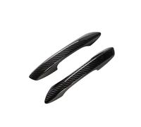 2pcs Real Carbon Fiber Car Exterior Door Handle Grab Cover Trim Sticker Styling Compatible For Porsche 718 Boxster Cayman 2016-2021