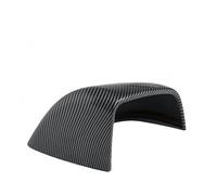 2Pcs Real Carbon Fiber Rearview Mirror Cover Trim Set for Tesla Model Y - Scratch Resistant, Easy Installation Replacement Parts (Elegant Carbon)