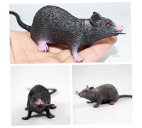 2pcs Realistic Mice Rat Halloween Toy, Prank Props Creepy Rat Toys, Fake Realistic Rat Prank Halloween Decor