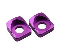 2Pcs Rear Axle Block, Chain Adjuster Block, Aluminium Alloy Rear Chain Tensioner For Surron Light-Bee X/S For Electric Dirt Bike(Purple)