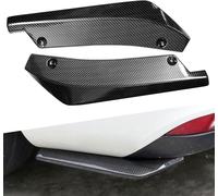 2Pcs Rear Bumper Diffuser Spoilers for Audi B6 B7 B8 B9 D3 D4 D5 D6 A6 S4 8K A5 8T Q2 Q3 Q5 8R S Line, Auto Side Fender Skirt Splitter Canard Protector,B-Carbon Fiber