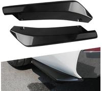 2Pcs Rear Bumper Diffuser Spoilers for Mercedes Benz C-Klasse W204 W205 S204 W203 S203, Auto Side Fender Skirt Splitter Canard Protector,A-Bright Black