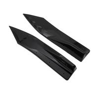 2pcs Rear Bumper Lip Wrap Angle Diffuser Splitter Canard Spoiler For Focus Mk2 .5 Mk3 Mk4 Mk 2 3 4 St Rs Se Car Side Skirts Extension(Gloss black)