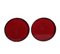 2PCS Rear Bumper Reflector Round Red Auto Modification, Fit for 20072015, Car Accessories