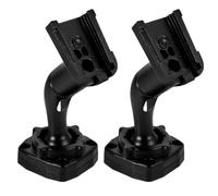 2pcs Rear Mirror Dash Cam Mount Bracket for Car Camera, Black | Fits Original Rearview Mirror Base, Quick-release Clips, Stable Alignment for Fleet Vehicles and Driving
