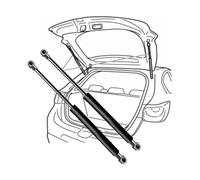 2pcs Rear Tailgate Boot Gas Struts for Audi A3 Sportback 8PA 8P4 827 552 B, 8P4827552B, Car Shock Gas Spring Prop Rod, Car Tailgate Hydraulic Trunk Struts Springs Holder