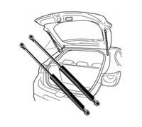 2Pcs Rear Tailgate Boot Gas Struts for Lexus GS (S19) 2005-2011, Tailgate Lift Support Struts Gas Spring Tailgate Gas Struts Lifter