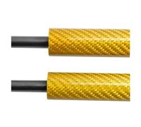 2Pcs Rear Tailgate Struts Car Boot Gas Springs Boot Struts Shock Lift Support Replace For Maruti For Suzuki Alto 800 2012-2022-Yellow Carbon Fiber