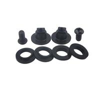 2PCS Rear Window Latch Bolt Compatible with Toyota Sienna GSL ASL 2003-2017 | Rear Cab Quarter Glass Latch Lock Nut Screw Set Fits for Sienna