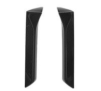 2PCS Rear Window Side Splitter Wing,Exterior Trim Left Right Replacement for 5F Mk3 MK3.5 2013-2021(Carbon Fiber Style)