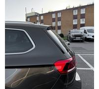 2PCS Rear Window Side Spoiler Trim for Passat B8 B8 5 Wagon 2015 2023, Left and Right Side, Factory Specification, Plastic Material for Vehicle Style